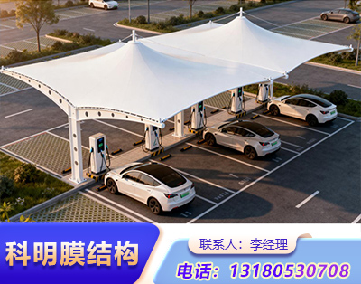 平顶山小区汽车充电桩膜结构